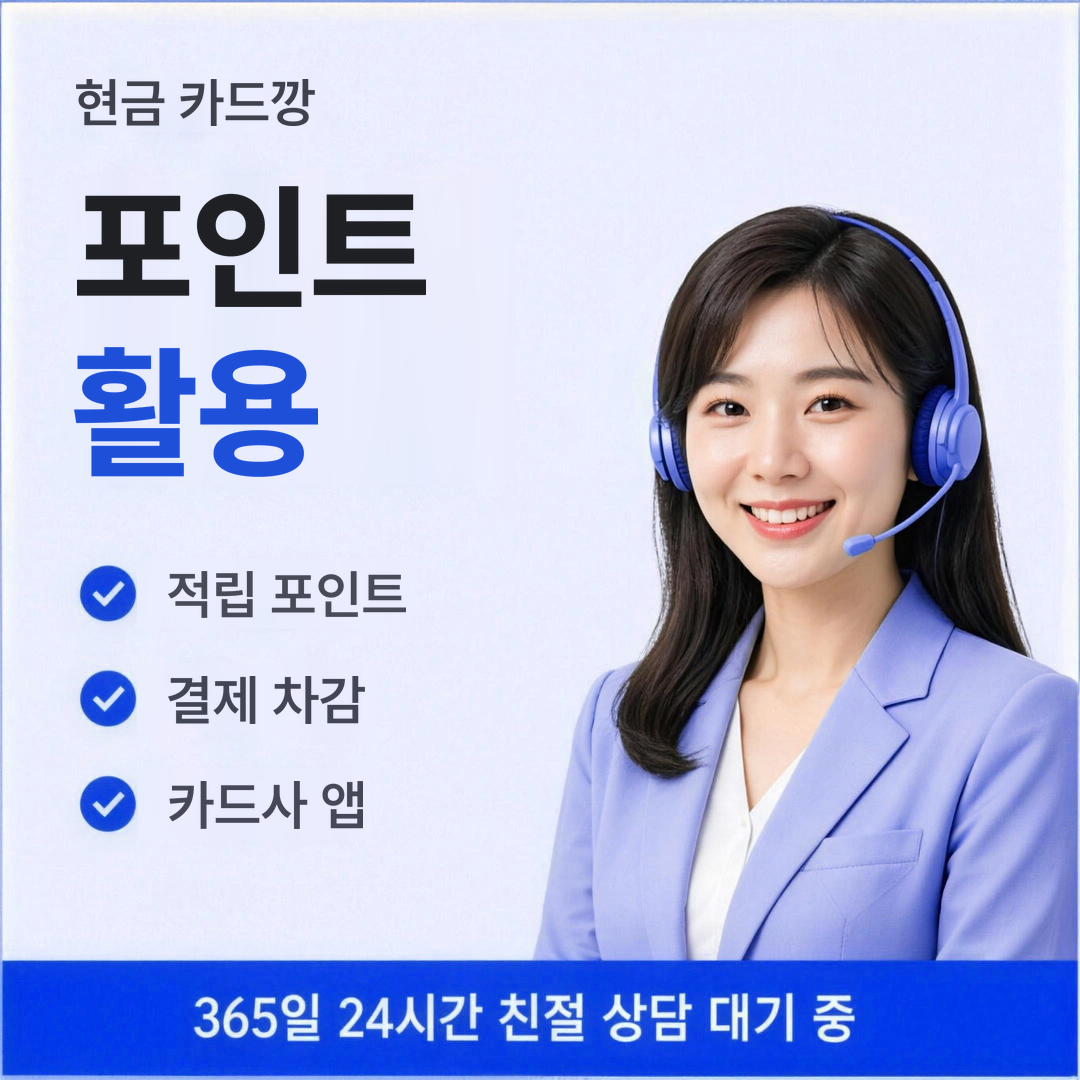 다음머니 현금 카드깡 포인트 활용 안내
